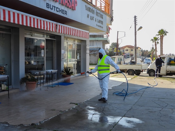 O İlçede Dezenfekte Çalışmaları 2 Katına Çıkarıldı