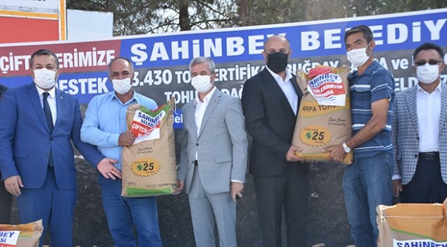 Gaziantep’te çiftçilere 3 bin 430 ton tohum desteği