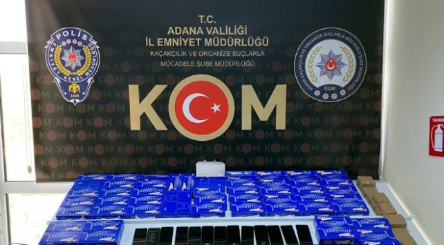 Adana’da kaçakçılık operasyonu: 2 gözaltı