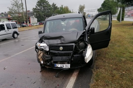 Samsun’da zincirleme trafik kazasında 1 kişi yaralandı