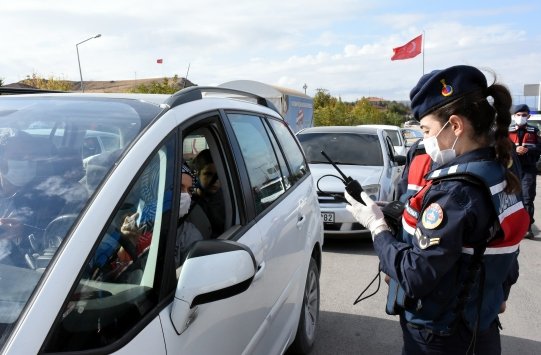 Kırıkkale’de Kovid-19 denetimi yapıldı