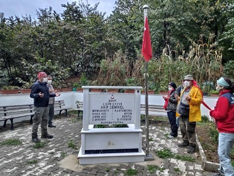 Doğa sporcuları şehit Arif Demirel’in anısına yürüdü