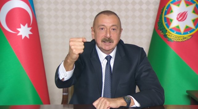 Aliyev: Kelbecer ve Gubatlı’nın bir kısmı işgalden kurtarıldı