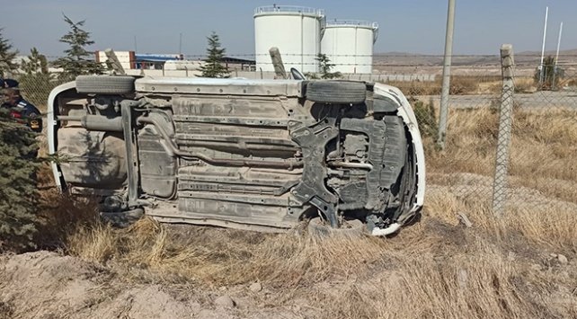 Nevşehir’de otomobil devrildi: 5’i çocuk 9 yaralı