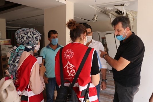 Hatay’daki patlamadan etkilenenlere psikolojik destek sağlanıyor