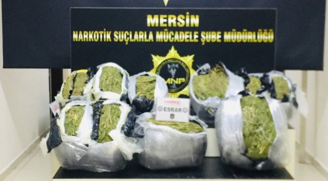 Mersin’de 132 kilogram uyuşturucu ele geçirildi