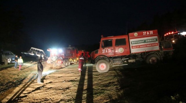 Kastamonu’da yeniden başlayan orman yangını kontrol altına alındı