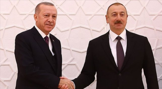 Cumhurbaşkanı Erdoğan Azerbaycan Cumhurbaşkanı Aliyev ile görüştü