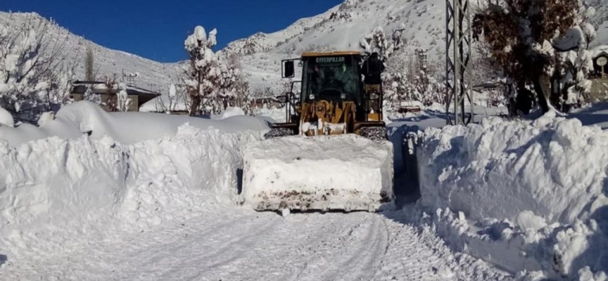 Sivas’ta 62 köy yolunda ulaşıma kapalı