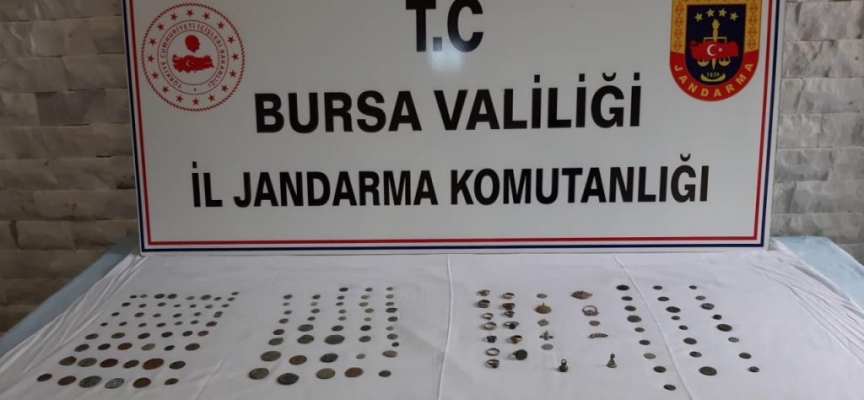 Bursa’da tarihi eser operasyonu: 191 tarihi eser ele geçirildi