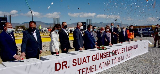 Dr. Suat Günsel Devlet İlkokulu’nun temeli atıldı