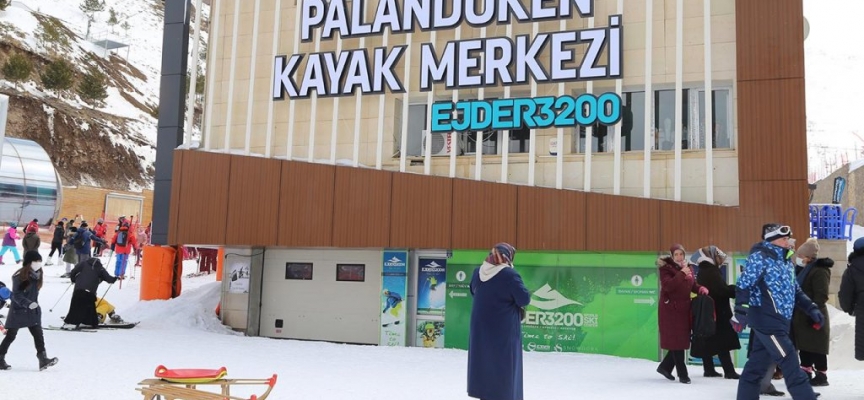 Palandöken ve Cıbıltepe’de hafta sonu yoğunluğu