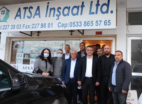 CTP Lefkoşa’daki bazı işletmeleri ziyaret etti