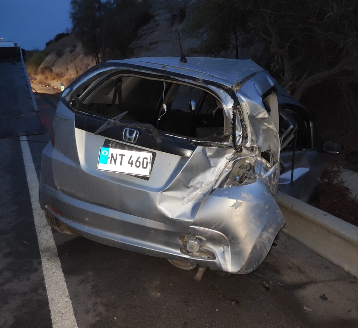 Tatlısu yakınlarında trafik kazası: 3 genç yaralandı