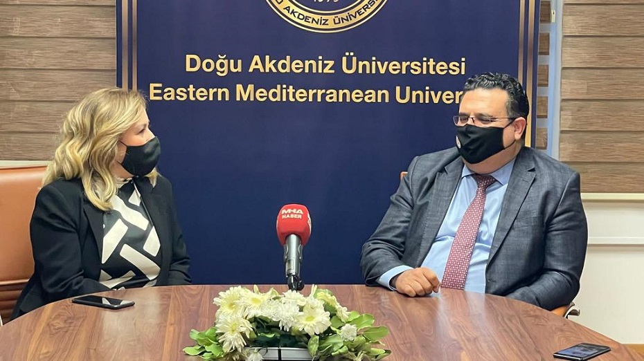 Sibel Tatar, DAÜ Rektörü Prof. Dr. Aykut Hocanın’ı ziyaret etti