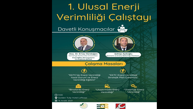 Enerji verimliliği konusunda çalıştay düzenleniyor