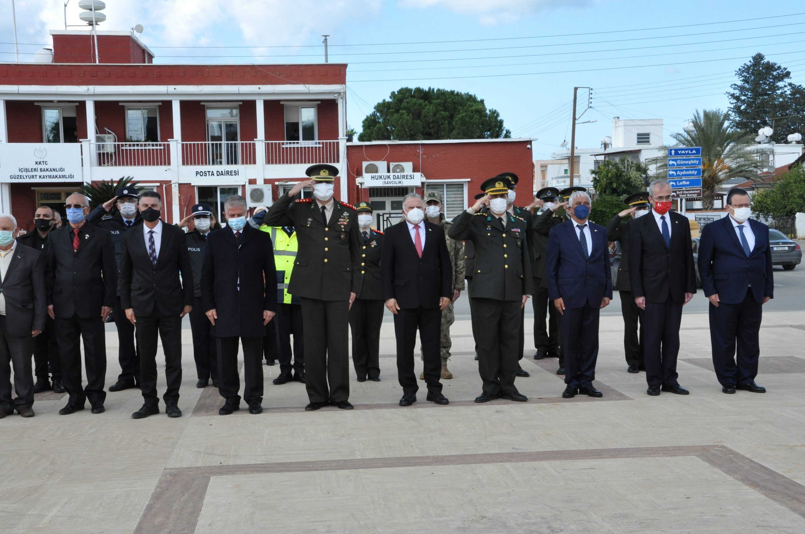 21-15 Aralık Mücadele ve Şehitler Haftası dolayısıyla Güzelyurt’ta anma töreni düzenlendi