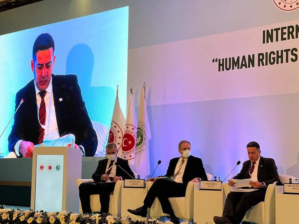 Işıksal,“Müslümanların Karşılaştıkları İnsan Hakları İhlalleri” konferansında KKTC’yi temsil etti