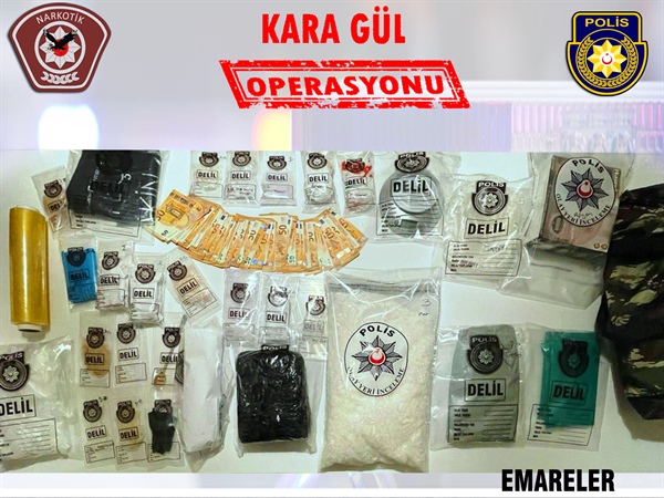 Kara Gül Operasyonunda yüksek miktarda uyuşturucu ele geçirildi