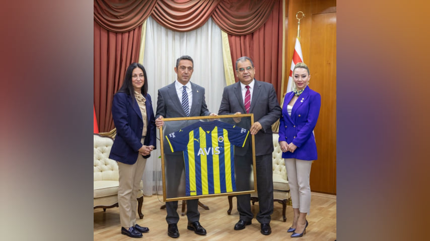 Başbakan Sucuoğlu, Fenerbahçe Spor Kulübü Başkanı Ali Koç ve Yönetim Kurulu’nu kabul etti