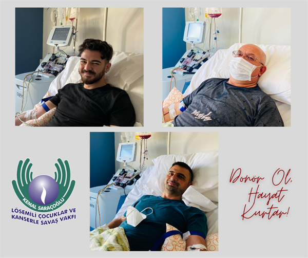 Üç gönüllü donörden üç hastaya yaşam umudu