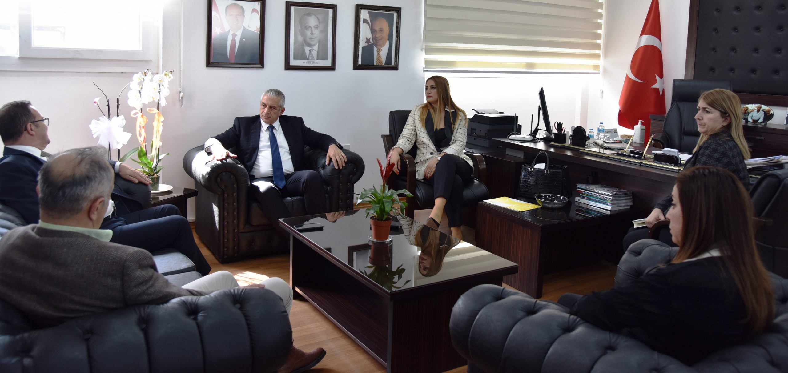 Ticaret Odası  heyeti Bakan Taçoy’u ziyaret etti