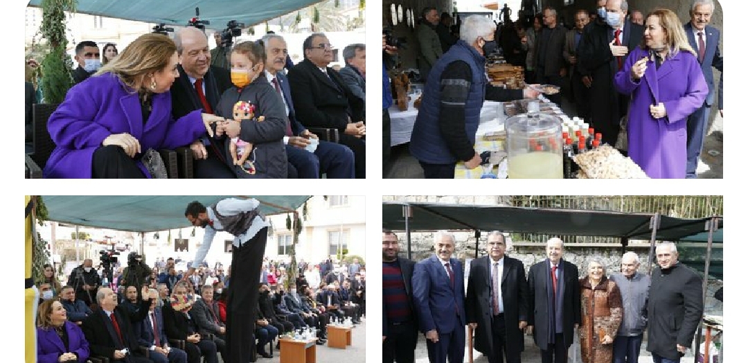 Cumhurbaşkanı Ersin Tatar, eşi Sibel Tatar ile birlikte Tatlısu Belediyesi tarafından düzenlenen 6. Ot Kültür Festivali’ne katıldı   