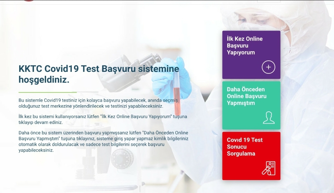 Koronavirüs test başvuru sisteminden sonuç raporları alınabilecek