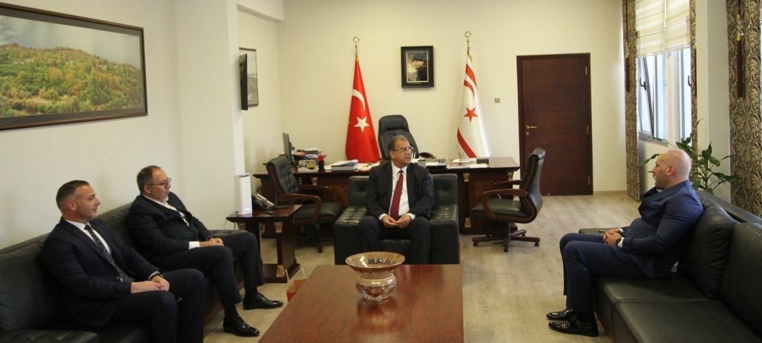 Sucuoğlu,Hacettepe Üniversitesi Gençlik ve Spor Kulübü Başkanı Kuriş’i kabul etti