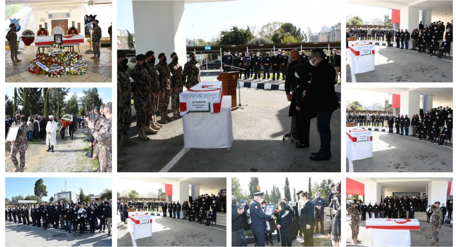 Emekli Polis Genel Müdürü Ali Kırgın  son yolculuğuna uğurlandı