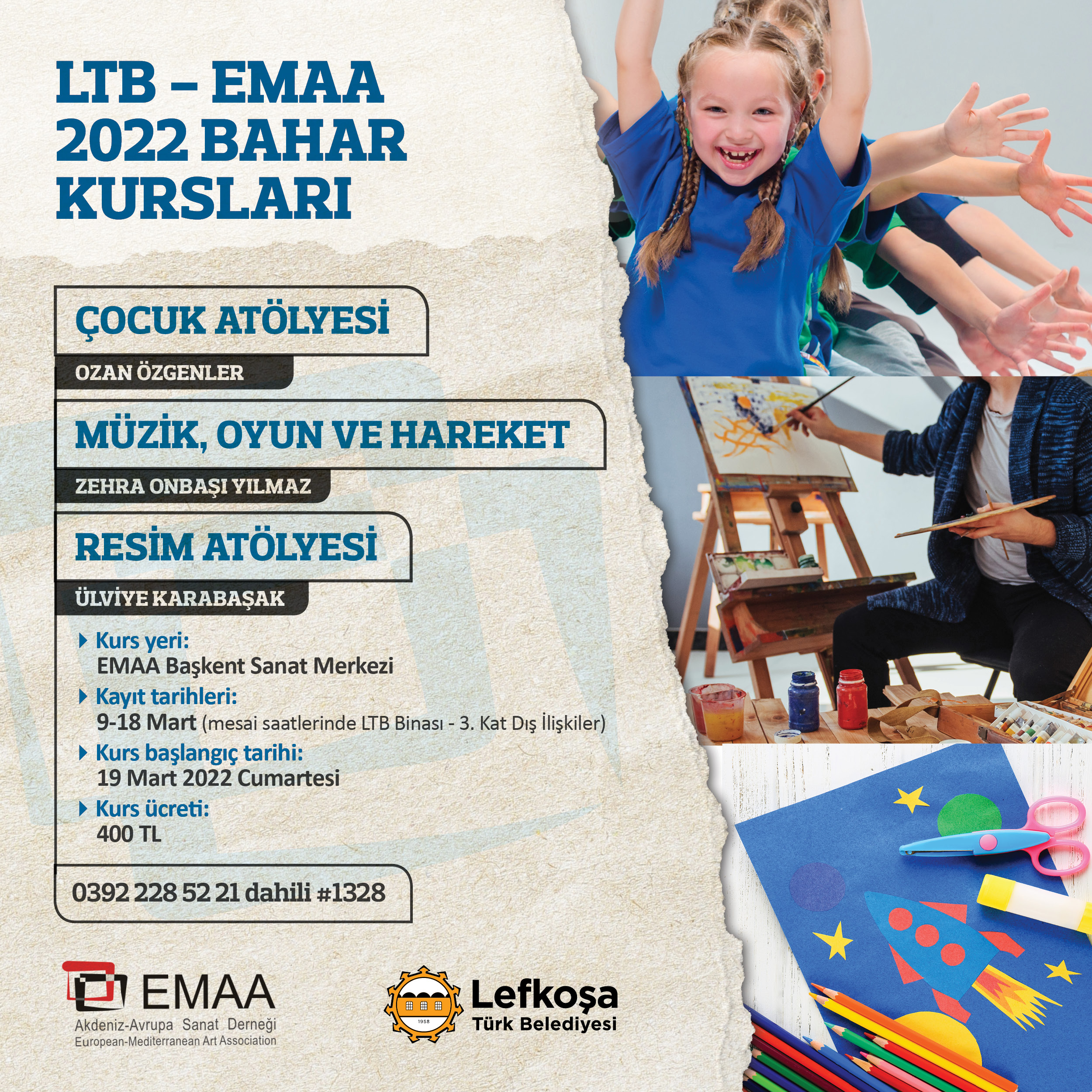 LTB-EMAA Bahar dönemi Kursları için kayıtlar başladı