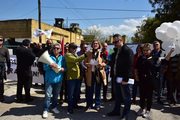 Lefkoşa’da yeni kapı talebiyle  eylem yapıldı