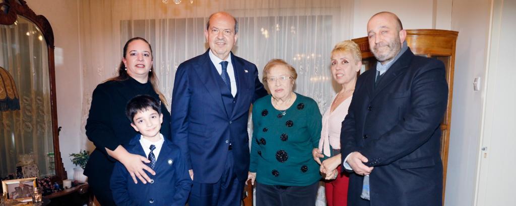 Tatar, KKTC Kız İzci Örgütü Derneği Kurucu Başkanı Güner Necat’ı ziyaret etti