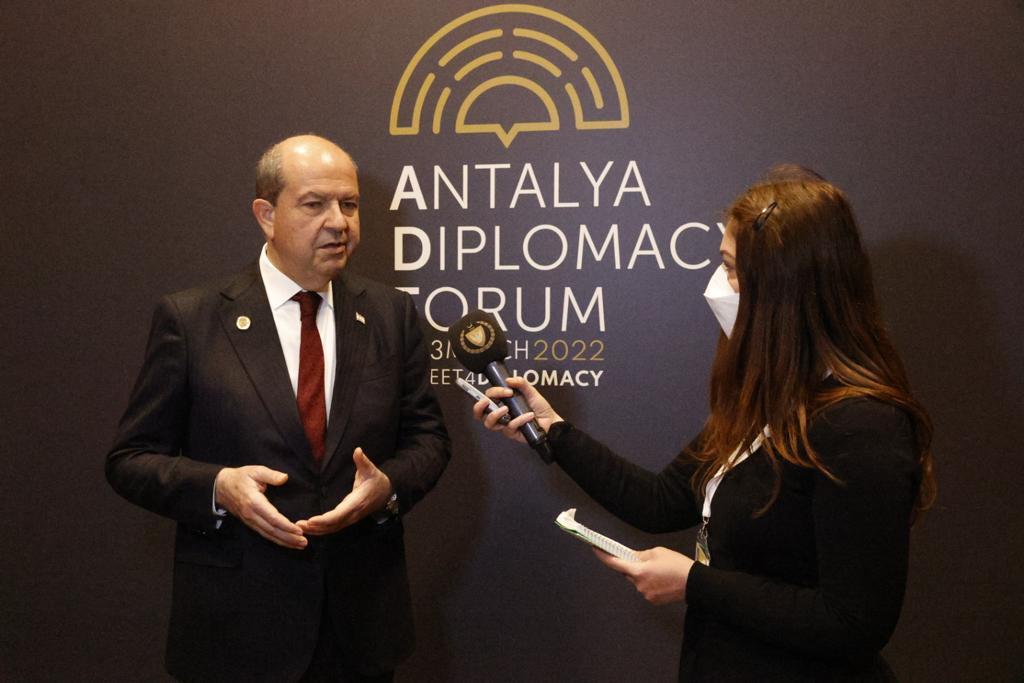Cumhurbaşkanı Tatar: Haklı davamızı anlatmaya çalışıyoruz