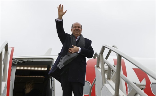 Cumhurbaşkanı Tatar, Antalya Diplomasi Forumu’na katılmak üzere adadan ayrıldı