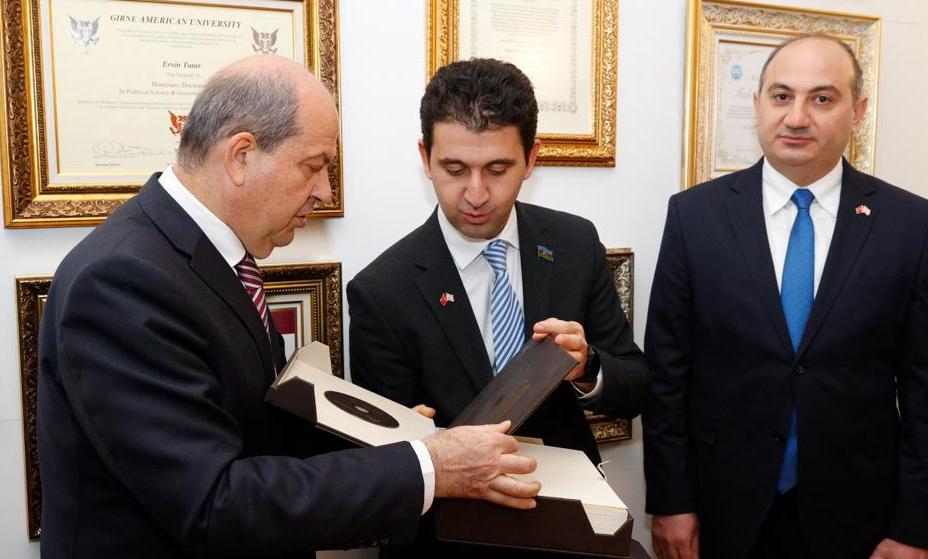 Cumhurbaşkanı Tatar:Azerbaycan ile aramızdaki bağın her geçen gün gelişeceğine inanıyorum