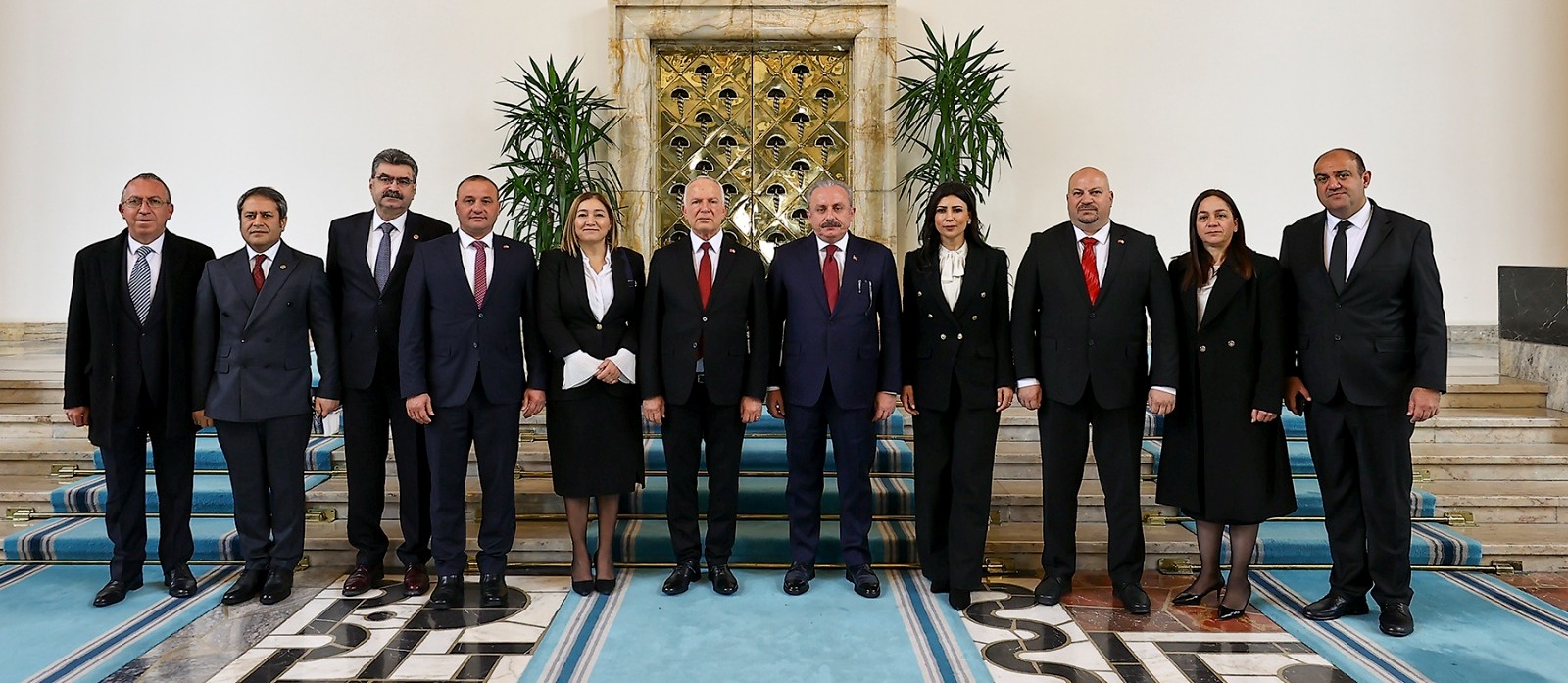 Meclis Başkanı Töre, TBMM Başkanı Şentop ile görüştü