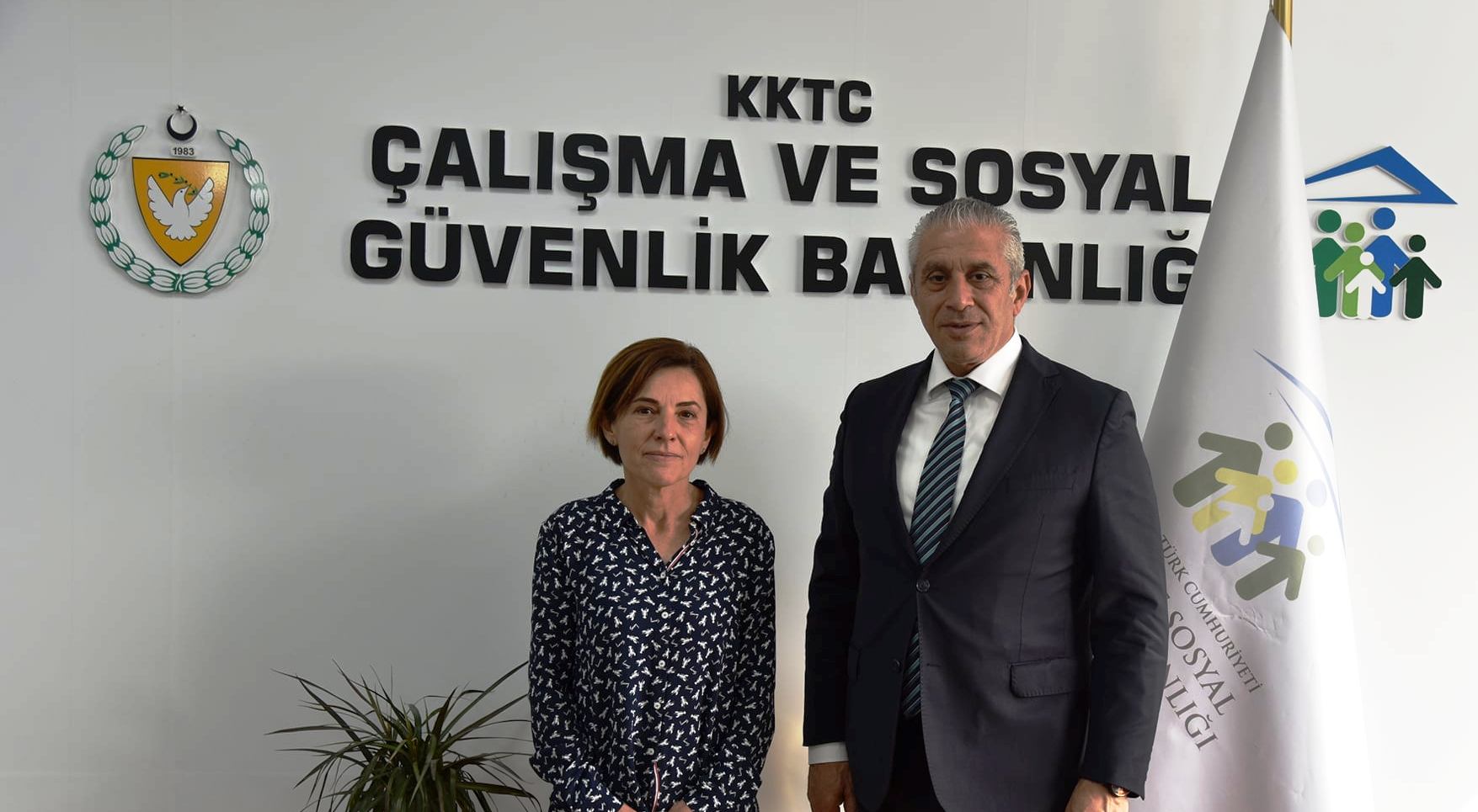 Çalışma ve Sosyal Güvenlik Bakanı Taçoy, Dr. Bilgen ile görüştü