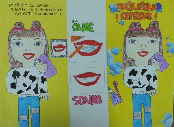 Kıbrıs Türk Diş Tabipleri Odası Colgate Afiş Yarışması” sonuçlandı