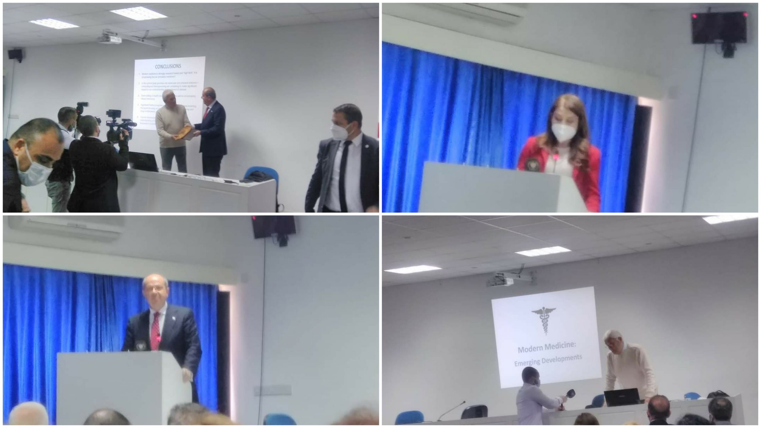 “Modern Tıpta Gelişmeler” konferansı düzenlendi..Cumhurbaşkanı Tatar: Sağlık hizmetleri birlikte hareketle daha iyi noktaya taşınmalı