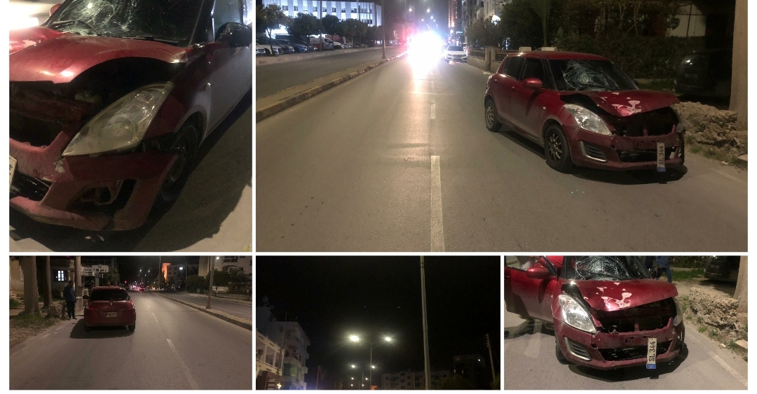 Lefkoşa’da kaza: 1 kişi yaralandı