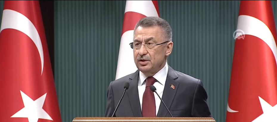 TC Cumhurbaşkanı Yardımcısı Oktay:Kıbrıs’ta egemen eşitlik temelinde iki devletli çözümü savunmaya devam edeceğiz