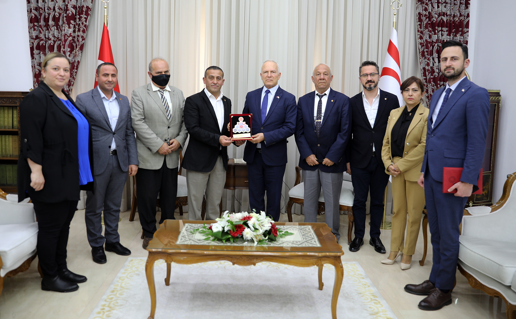 Töre, TSK Güçlendirme Vakfı KKTC Tanıtım Kurulu Heyetini kabul etti