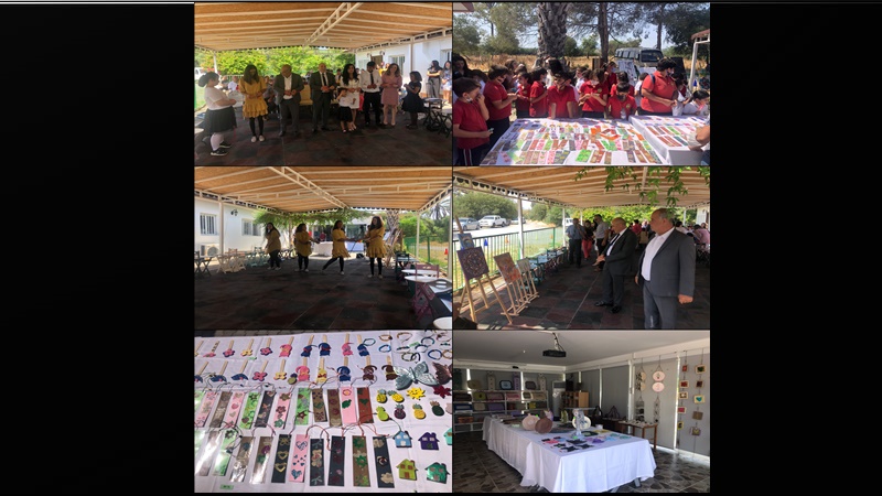 Yeşilyurt Özel Eğitim ve İş Eğitim Okulu Ahşap ve Seramik Sergisi açıldı