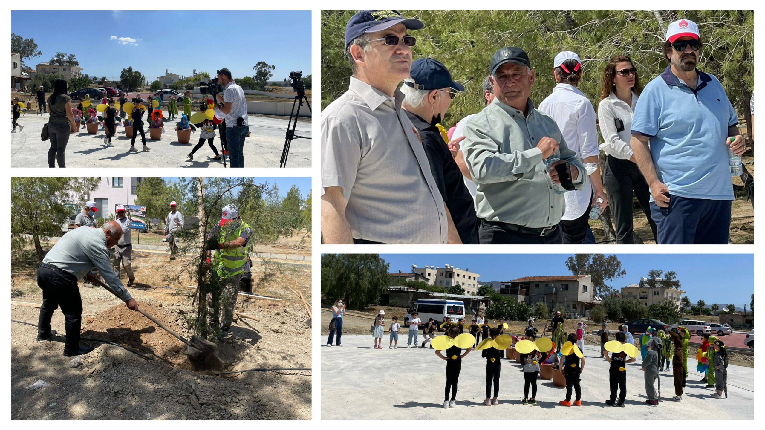 Gönyeli Kent Park’ta fidan dikme etkinliği düzenlendi