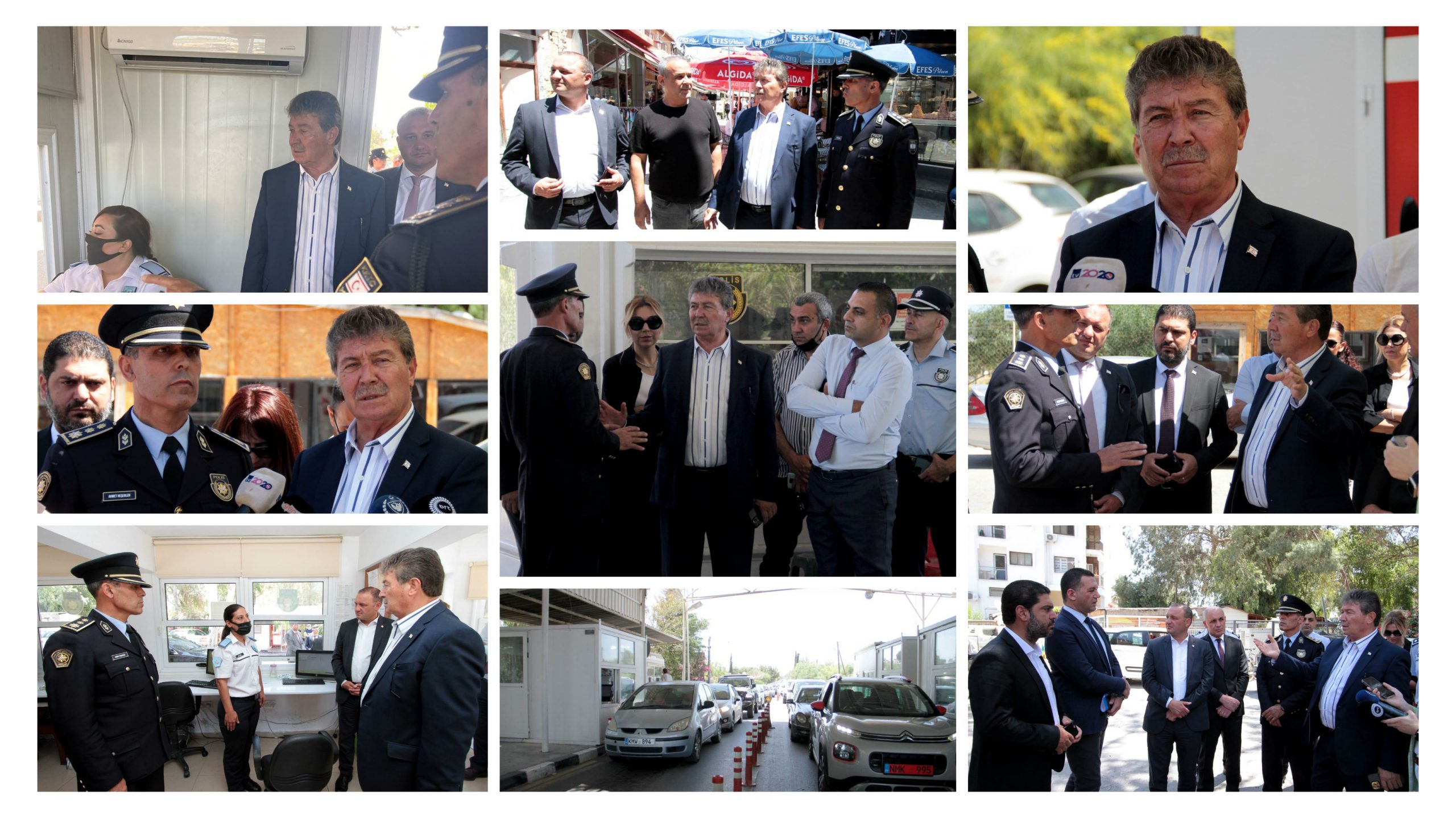 Başbakan Üstel, kara sınır kapılarını ziyaret ediyor