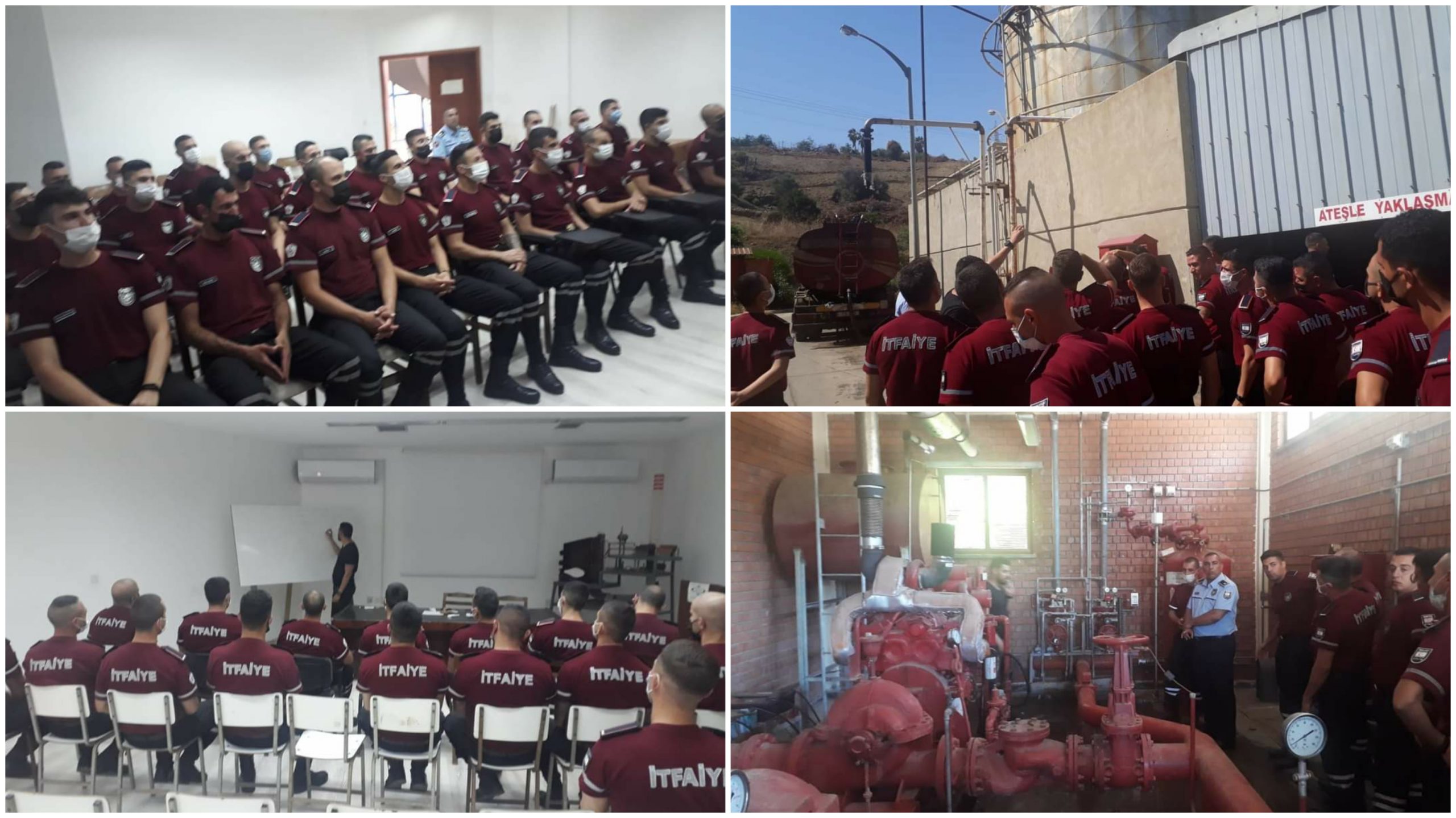 İtfaiye öğrencileri teknecik elektrik santralinde gezi ve gözlem yaptılar
