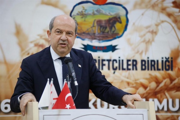 Cumhurbaşkanı Tatar: Çiftçiler Birliği, üreticinin hayatta kalmasına vesile olmuştur