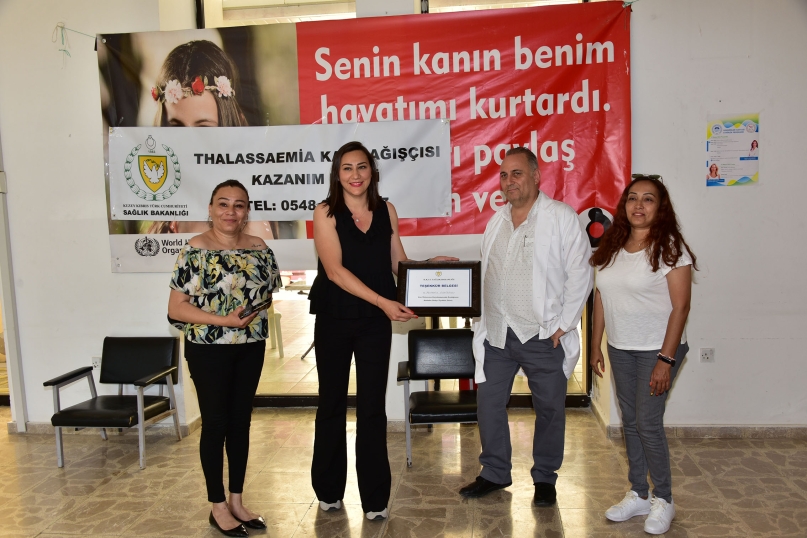 Thalassaemia Kan Bağışçısı Kazanım Birim ikinci kan bağışı kampanyası etkinliği düzenledi