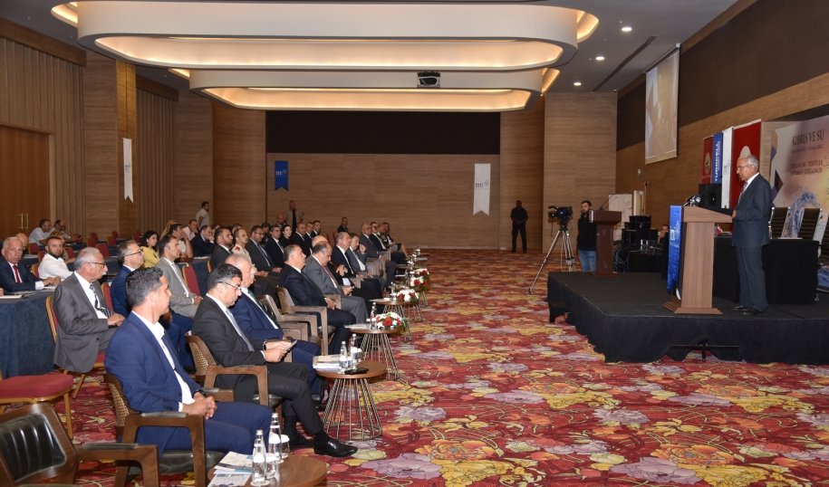“Kıbrıs ve Su: Yapılanlar, Tespitler ve Yapılması Gerekenler” konulu çalıştay Concorde Tower Otel’de yapılıyor